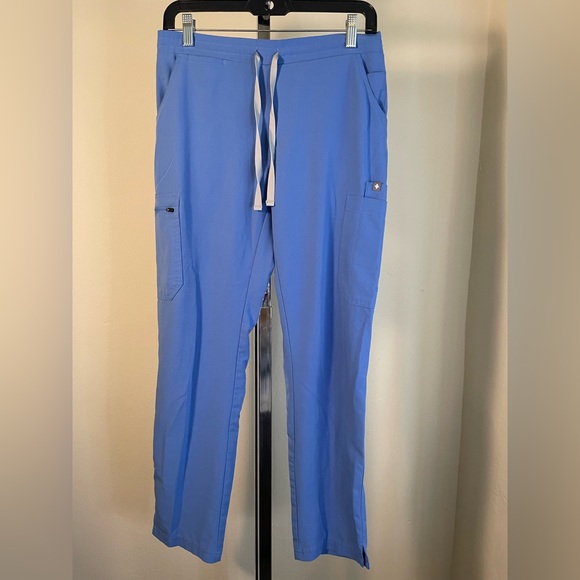 Figs Men's Cairo Blue Cargo Jogger Scrub Pants Small - Picture 2 of 4
